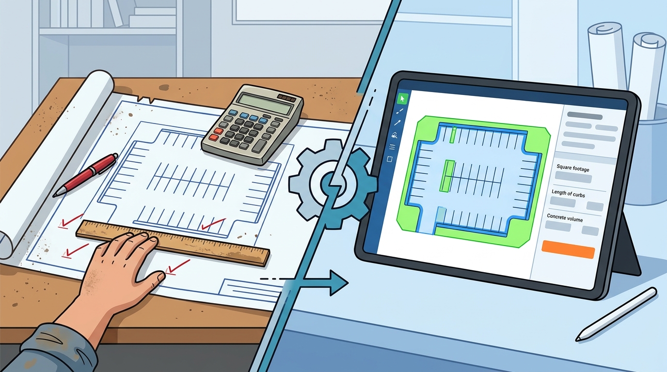 Digital Quantity Takeoffs for Pavement Estimates