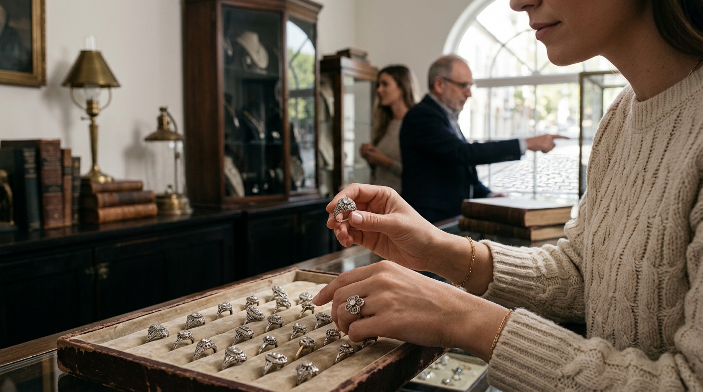 Where to Buy Authentic Vintage Filigree Engagement Rings in 2026