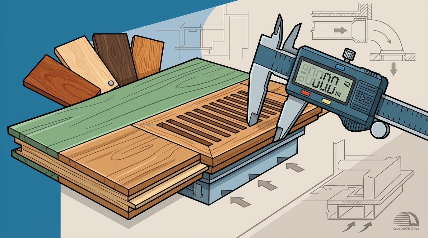 Custom Floor Registers for Engineered Hardwood: 2026 Guide