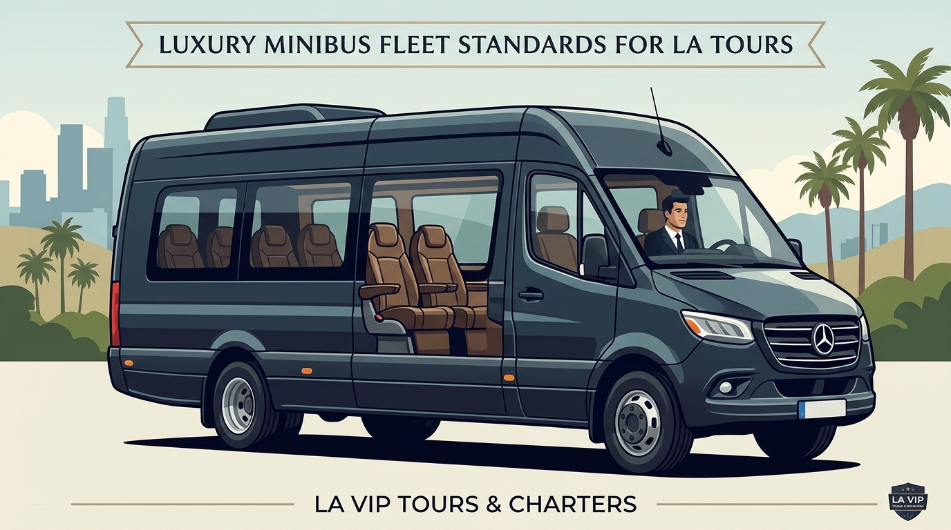 Luxury Minibus Fleet Standards for LA Tours
