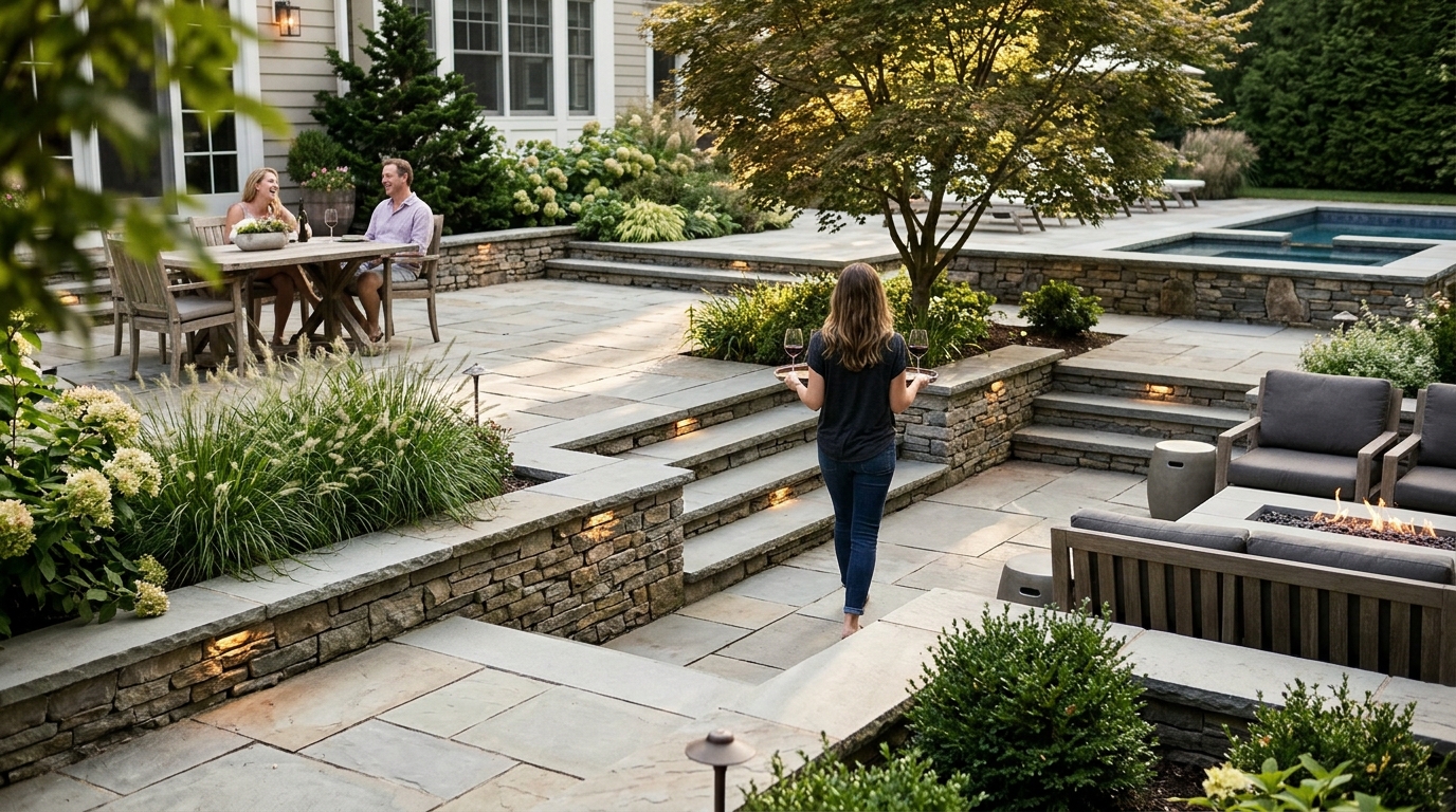 How Hardscape Elements Transform Backyard Layout and Function