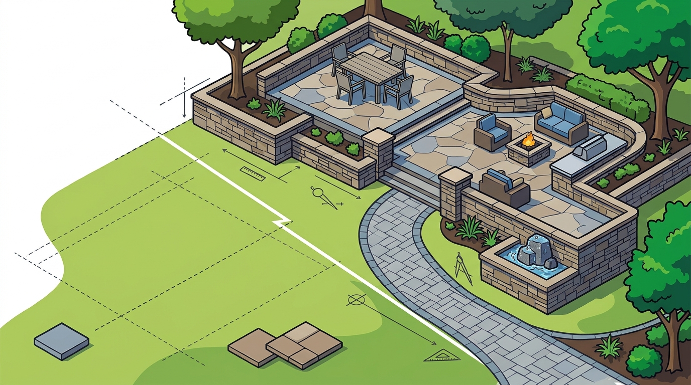 How Hardscape Elements Transform Backyard Layout and Function