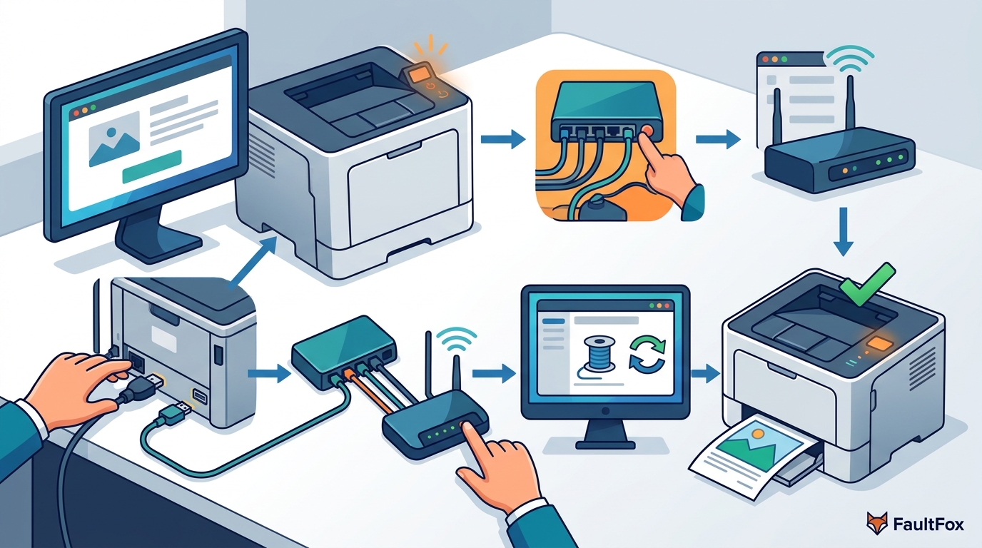 How to Reconnect an Offline Printer: Complete Process