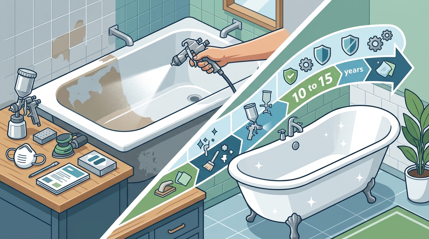 How Long Does a Reglazed Bathtub Last in 2026?