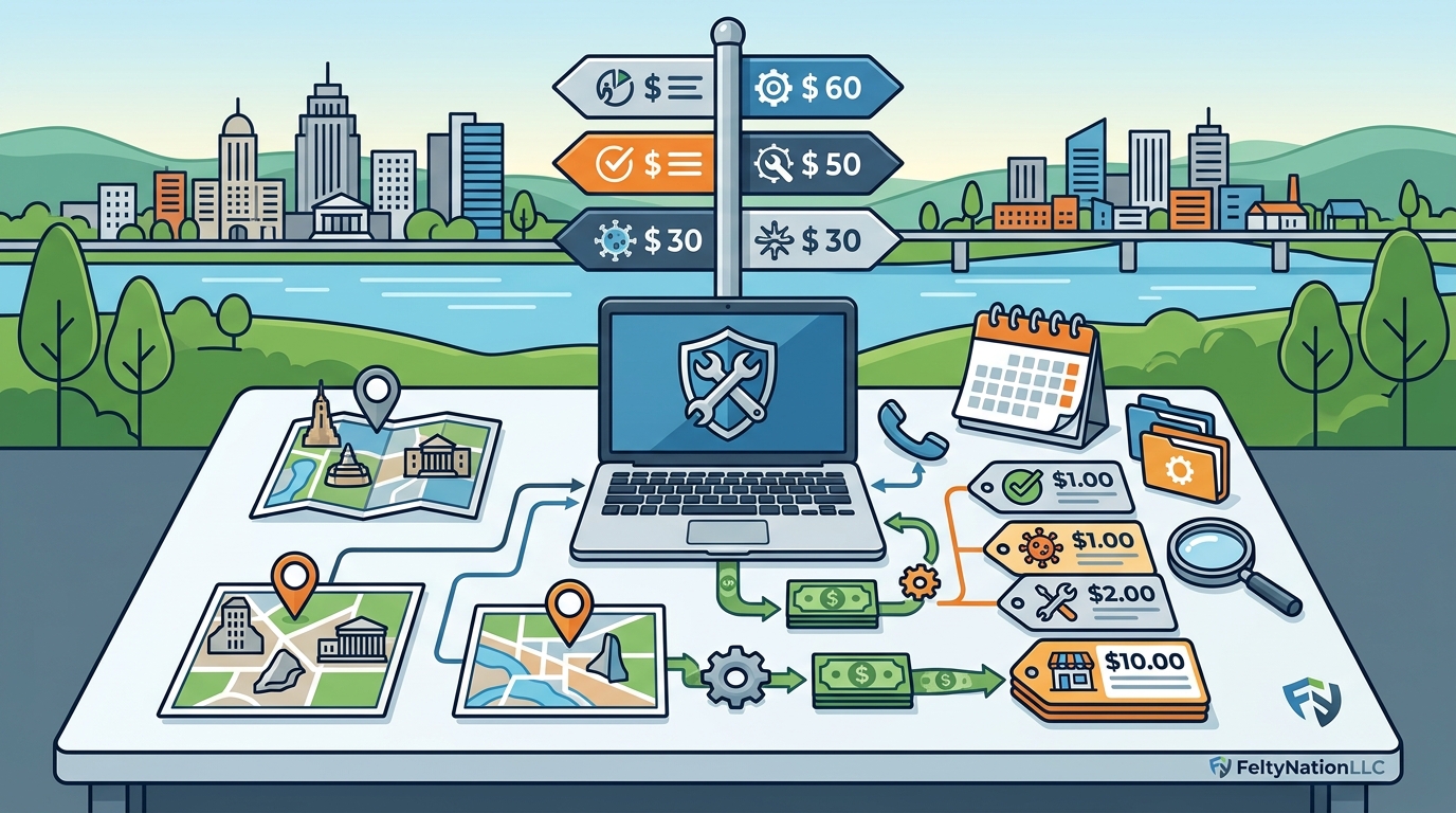Remote Computer Help in Evansville: Upfront Pricing Guide