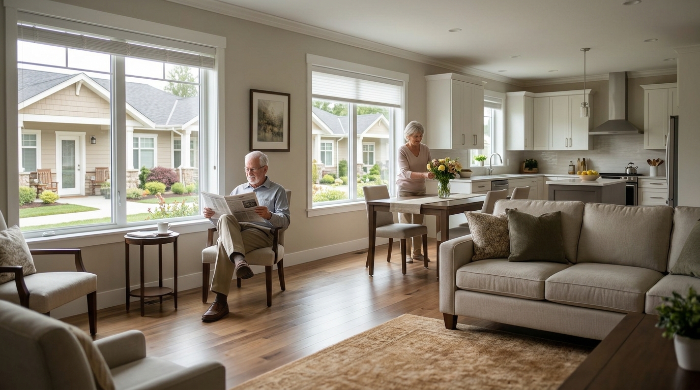 Senior Independent Living Duplex Floor Plans Near Orlando