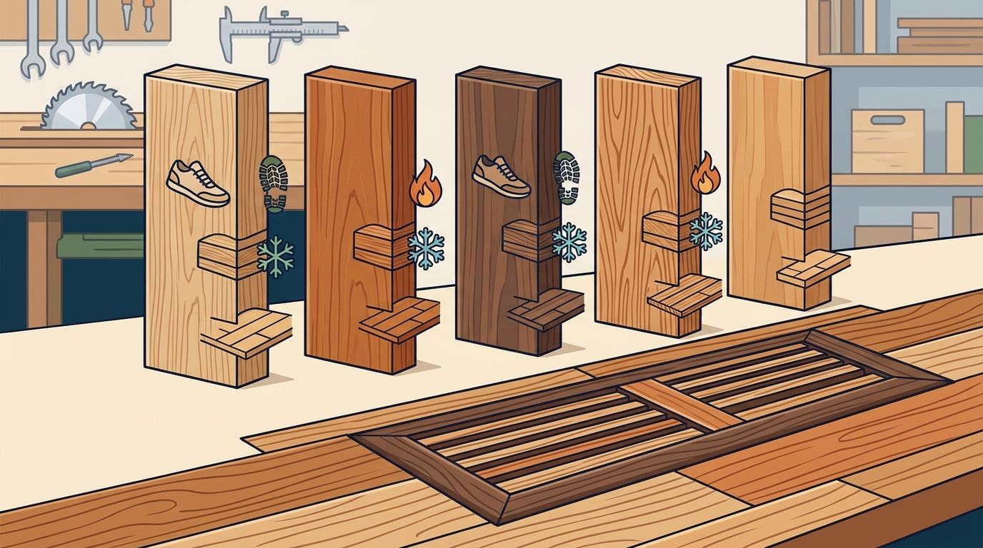 Choosing the Right Hardwood Species for Custom Air Grilles