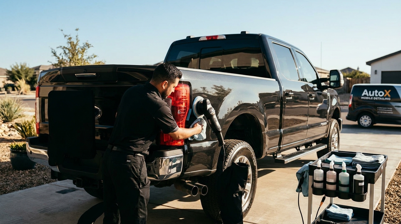 How Long Does a Full Mobile Detail Take on a Truck in Odessa?