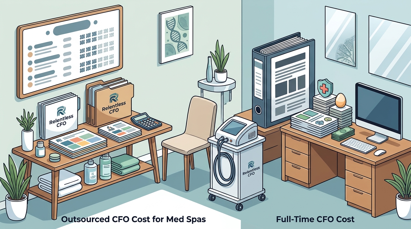 Outsourced CFO vs. Full-Time CFO Cost for Med Spas