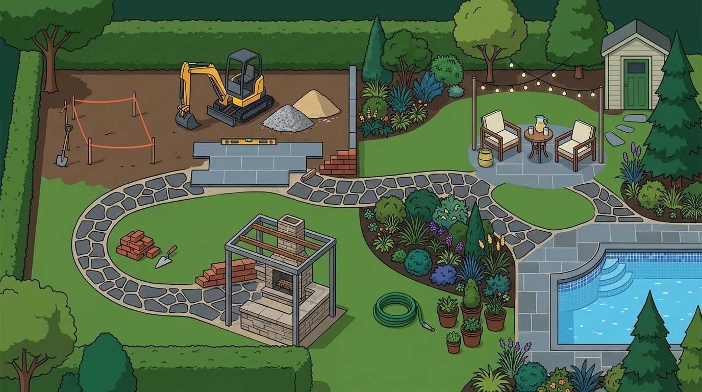 7 Key Steps in a Complete Backyard Redesign Project