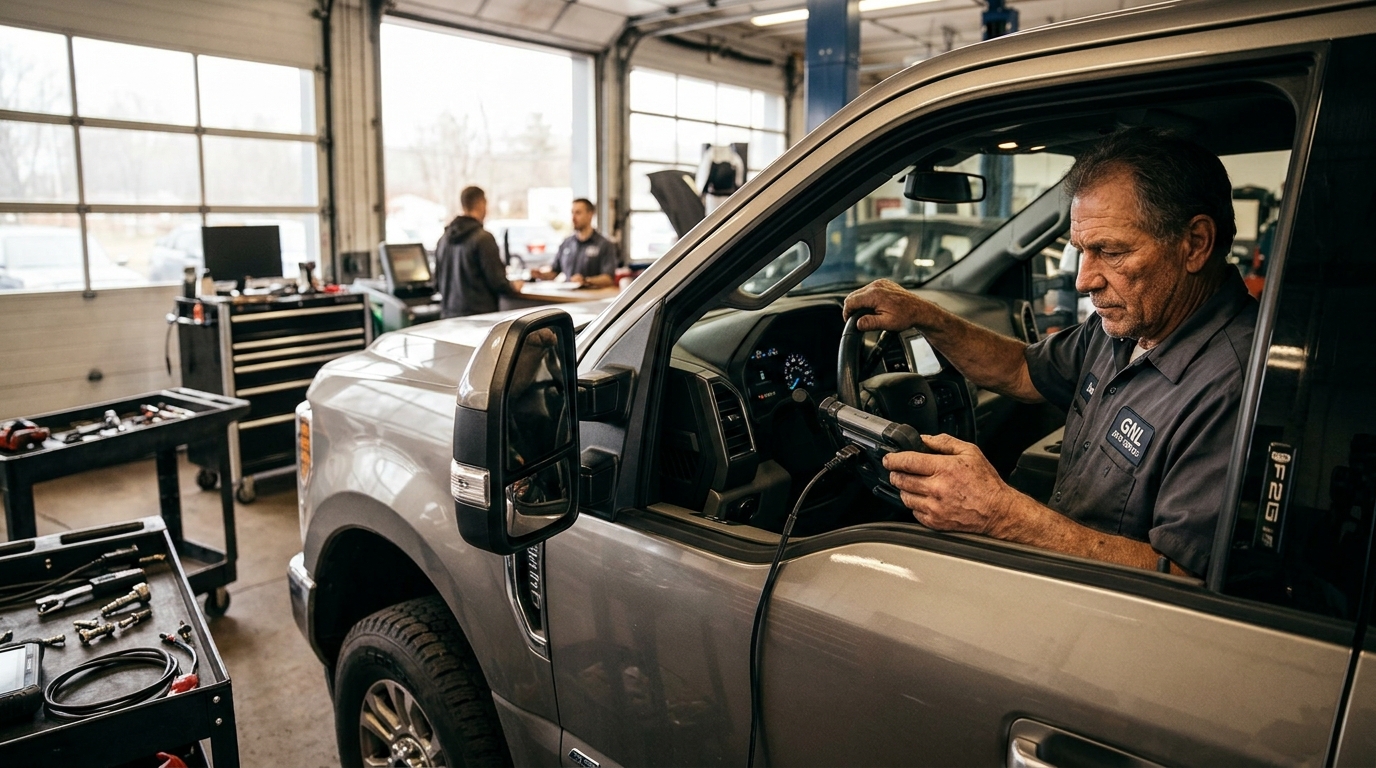 Local Shops vs Big Chains: Truck Diagnostic Scanning