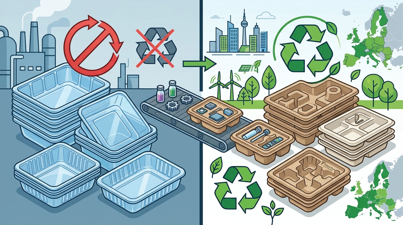 Thermoformed Fiber: The European Alternative to Plastic Trays