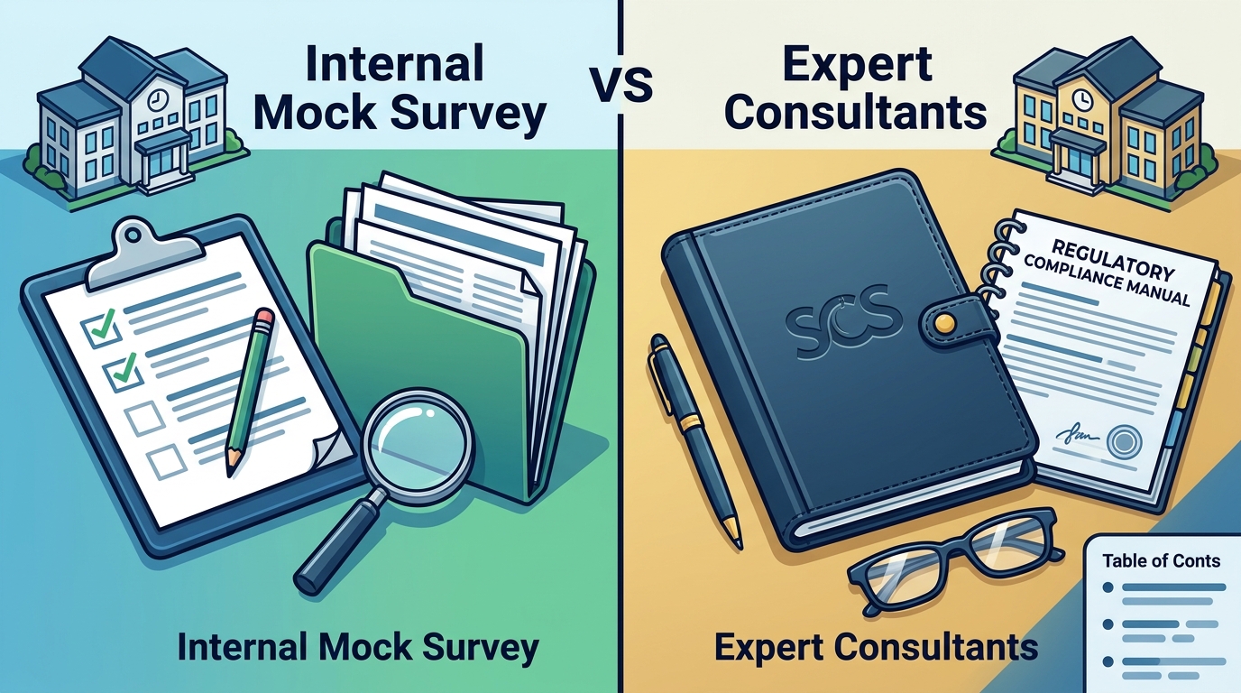 Internal Mock Surveys vs. Expert Consultants: A Comparison