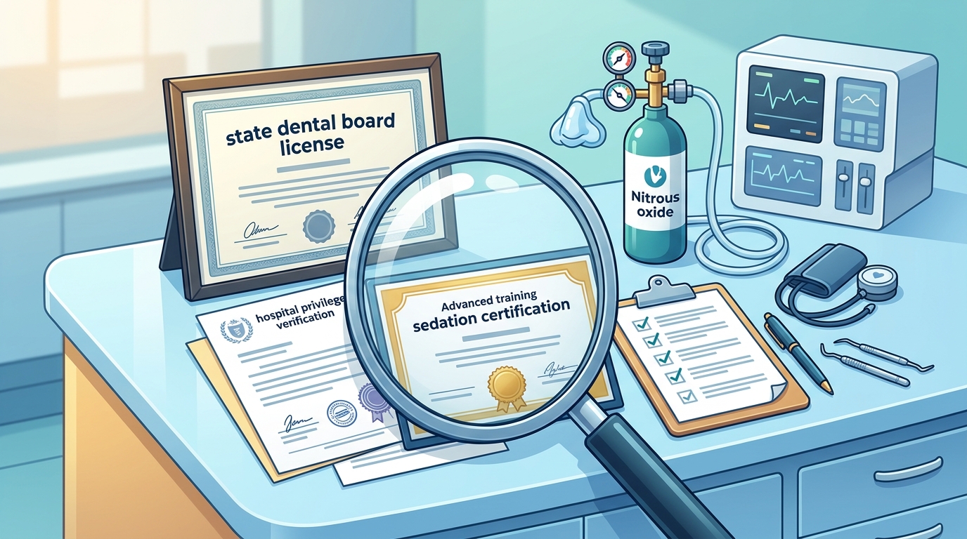 Verify Pediatric Dentist Sedation Credentials