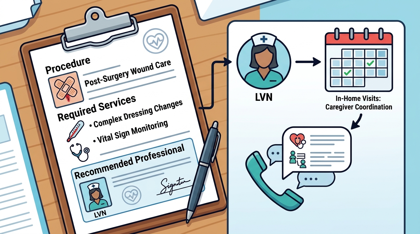 How to Get a Doctor to Refer an LVN for Post-Surgery Wound Care